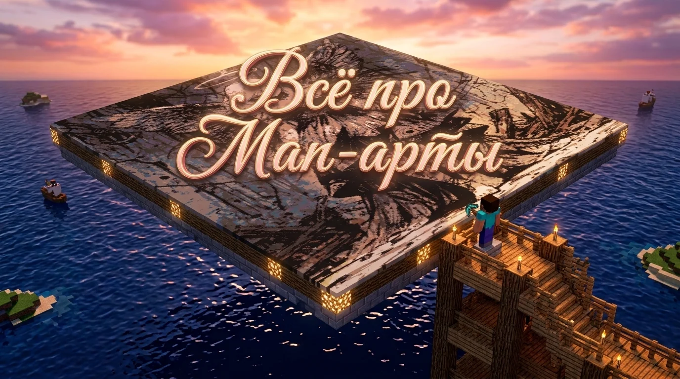 Как сделать мап-арт в Minecraft: пошаговое руководство от подготовки до защиты