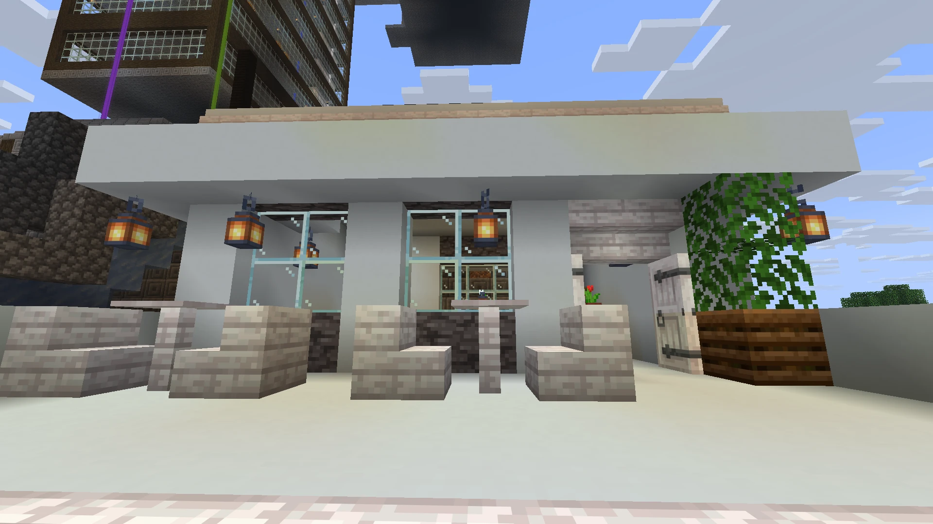 Скриншот кафе wite style