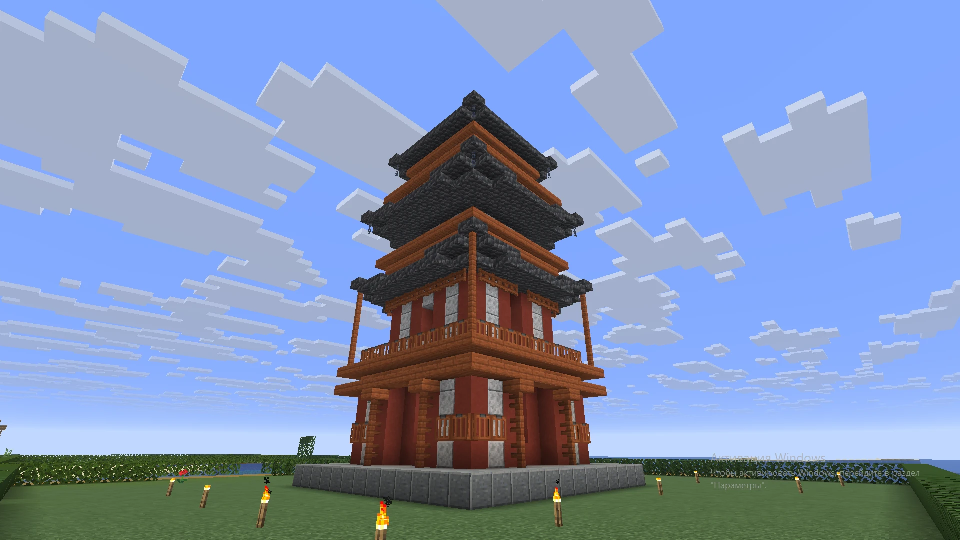 Скриншот Японская башня у океана